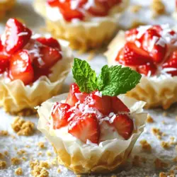 Strawberry cheesecake crunch bites are a delightful treat. They combine creamy cheesecake, fresh strawberries, and a crunchy topping. Each bite bursts with flavor. They are fun and easy to make. The bites are perfect for summer gatherings or sweet cravings.