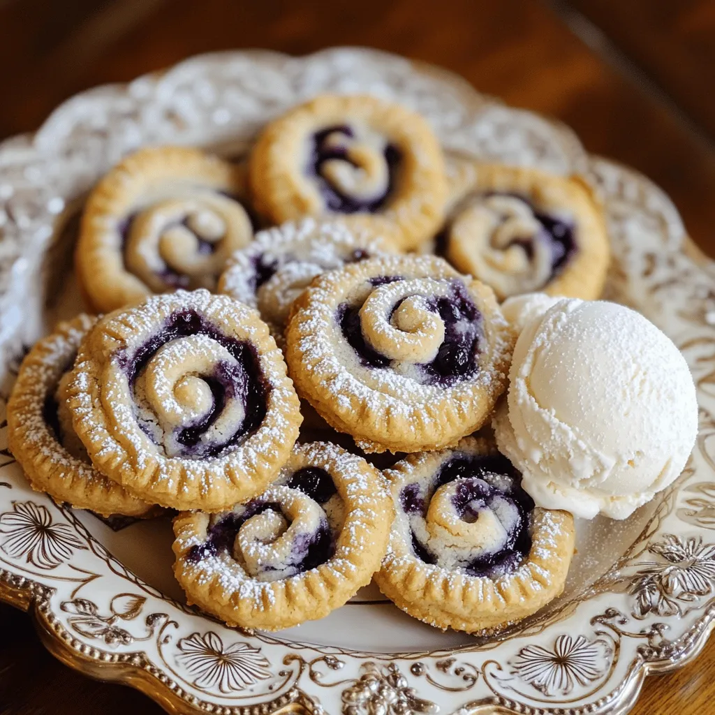 Blueberry pie cookies offer a fun twist on classic desserts. They blend the juicy goodness of blueberries with the soft texture of cookies. Each bite brings a taste of summer, making them a delicious choice for warm days.