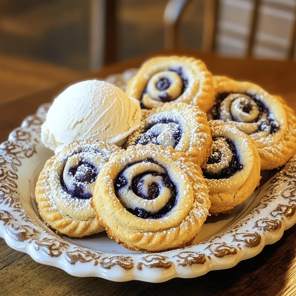 Blueberry pie cookies offer a fun twist on classic desserts. They blend the juicy goodness of blueberries with the soft texture of cookies. Each bite brings a taste of summer, making them a delicious choice for warm days.