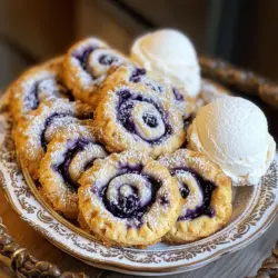 Blueberry pie cookies offer a fun twist on classic desserts. They blend the juicy goodness of blueberries with the soft texture of cookies. Each bite brings a taste of summer, making them a delicious choice for warm days.