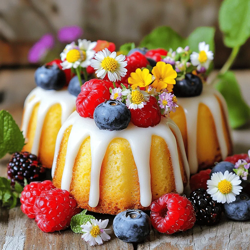 To make mini vanilla pound cakes, you need simple pound cake ingredients. You will need 1 cup of all-purpose flour, 1/2 teaspoon of baking powder, and 1/4 teaspoon of salt. Next, gather 1/4 cup of softened unsalted butter and 1/2 cup of granulated sugar. You also need 2 large eggs, 1 teaspoon of pure vanilla extract, and 1/4 cup of whole milk. These basic ingredients make a rich and tasty cake.