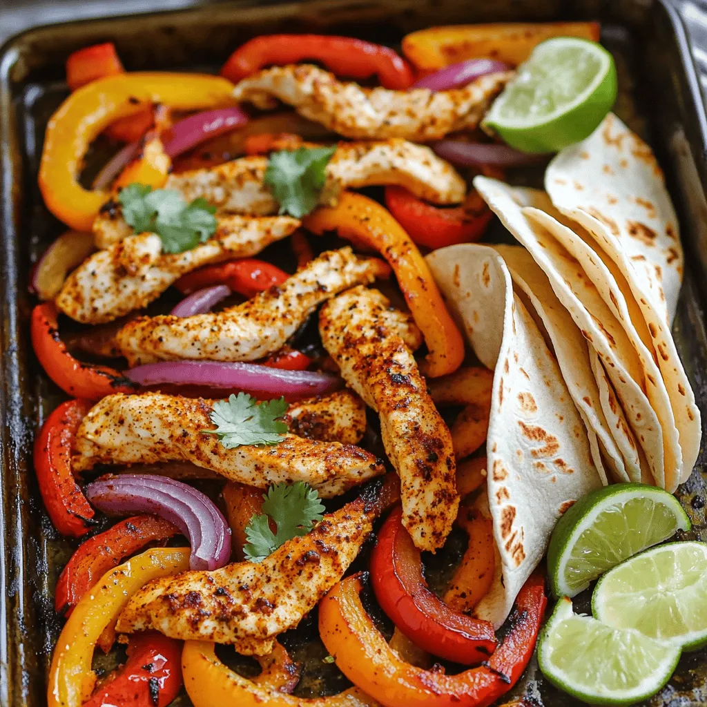 Sheet pan chicken fajitas are a simple and tasty dish. They combine chicken, peppers, and onions with spices. You cook everything on one pan, making cleanup easy. This method saves time and effort.