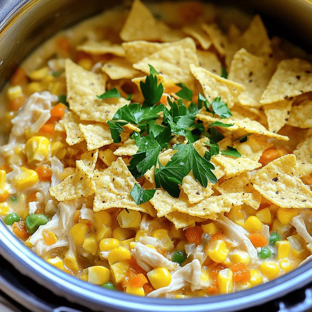 To make a delicious slow cooker corn chicken casserole, you need a few key ingredients. The main star is shredded chicken, about two cups. You can use leftover chicken or rotisserie chicken for ease. Next, grab one can of corn, drained, to add sweetness and texture.