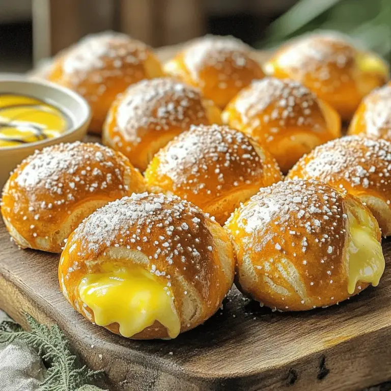 Before diving into the recipe, it's essential to understand the role each ingredient plays in creating the perfect Cheese Stuffed Pretzel Bombs. This knowledge will not only help you appreciate the recipe more but also empower you to make adjustments and substitutions as needed.