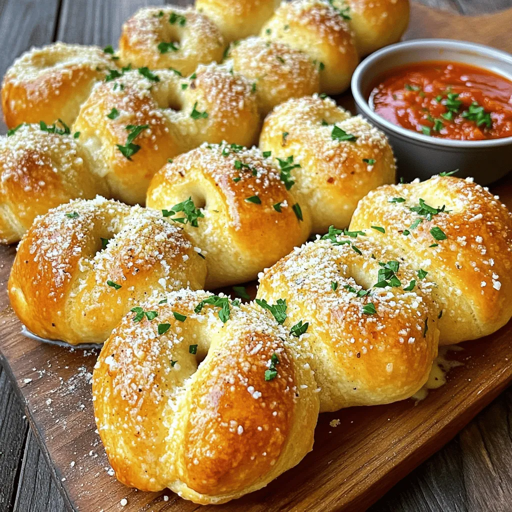 Garlic knots are a delightful treat made from pizza dough. They are tied into knots and baked until golden. These knots soak up buttery garlic goodness, making them hard to resist. Their warm, soft texture makes them perfect for sharing.