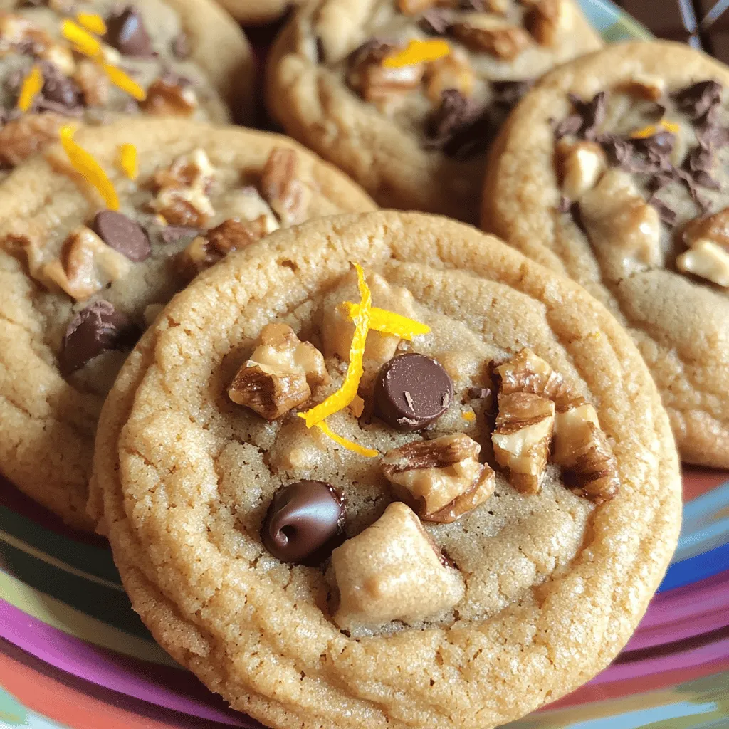 To make orange chocolate chip cookies, you need simple ingredients. Here is what you require: