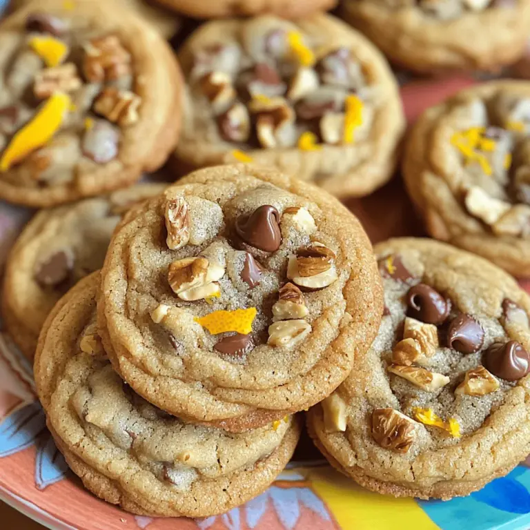 To make orange chocolate chip cookies, you need simple ingredients. Here is what you require: