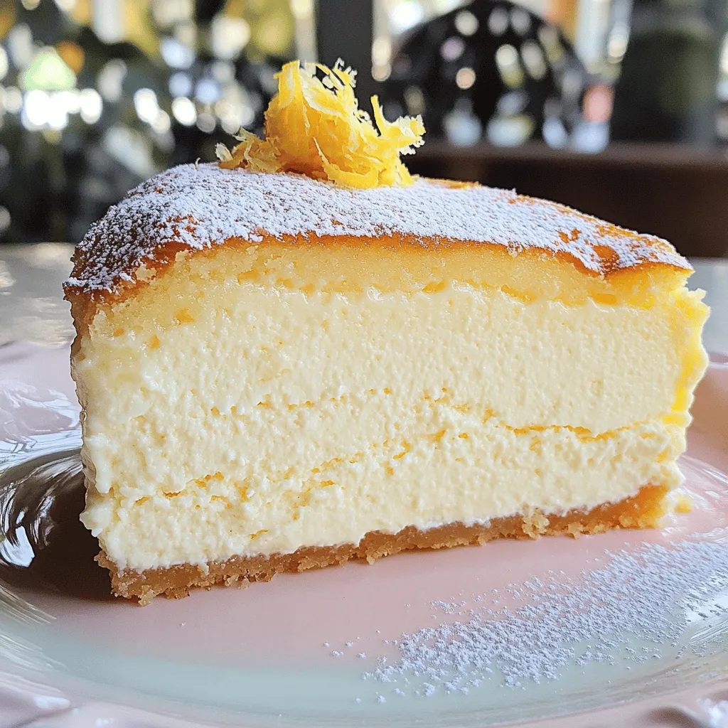 Japanese cheesecake stands out for its light and airy texture. It feels like a cloud on your tongue. Unlike a typical cheesecake, which is dense, this fluffy cheesecake has a soufflé-like quality. The key ingredients include cream cheese, eggs, and sugar. These ingredients blend into a smooth batter that puffs up as it bakes.