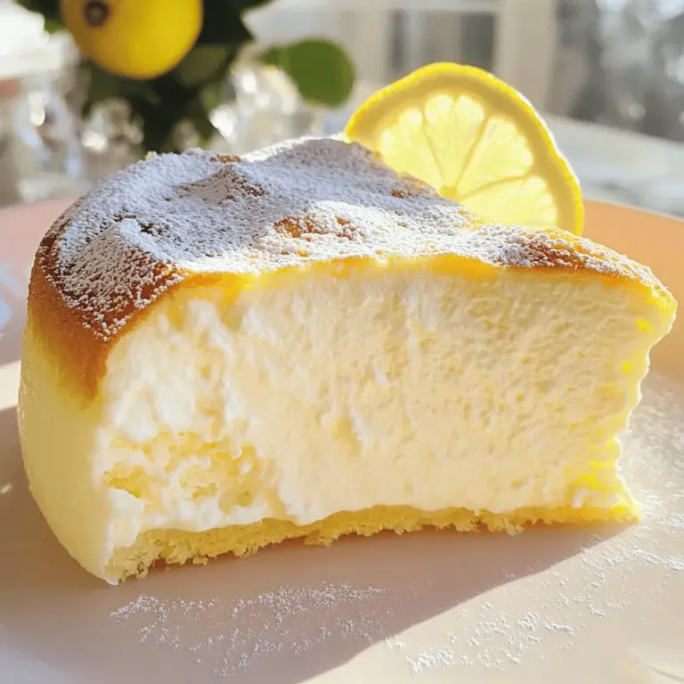 Japanese cheesecake stands out for its light and airy texture. It feels like a cloud on your tongue. Unlike a typical cheesecake, which is dense, this fluffy cheesecake has a soufflé-like quality. The key ingredients include cream cheese, eggs, and sugar. These ingredients blend into a smooth batter that puffs up as it bakes.