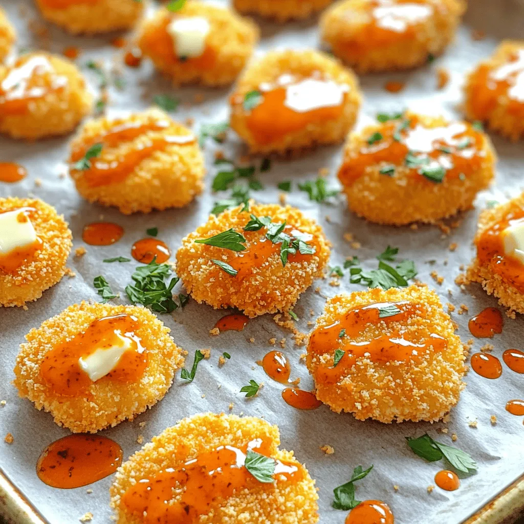 Buffalo chicken nuggets are bite-sized pieces of chicken coated in a spicy buffalo sauce. They are a hit at parties and game days. Their popularity comes from their bold flavor and crunchy texture. People love how easy they are to make and eat.