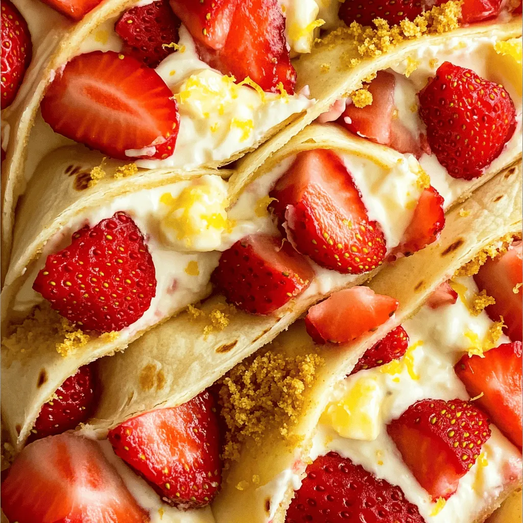 Easy strawberry cheesecake rolls are a fun twist on classic cheesecake. They are light, creamy, and packed with fresh strawberries. These rolls use flour tortillas, which make them simple to prepare. No baking is needed, which keeps the kitchen cool and stress-free.