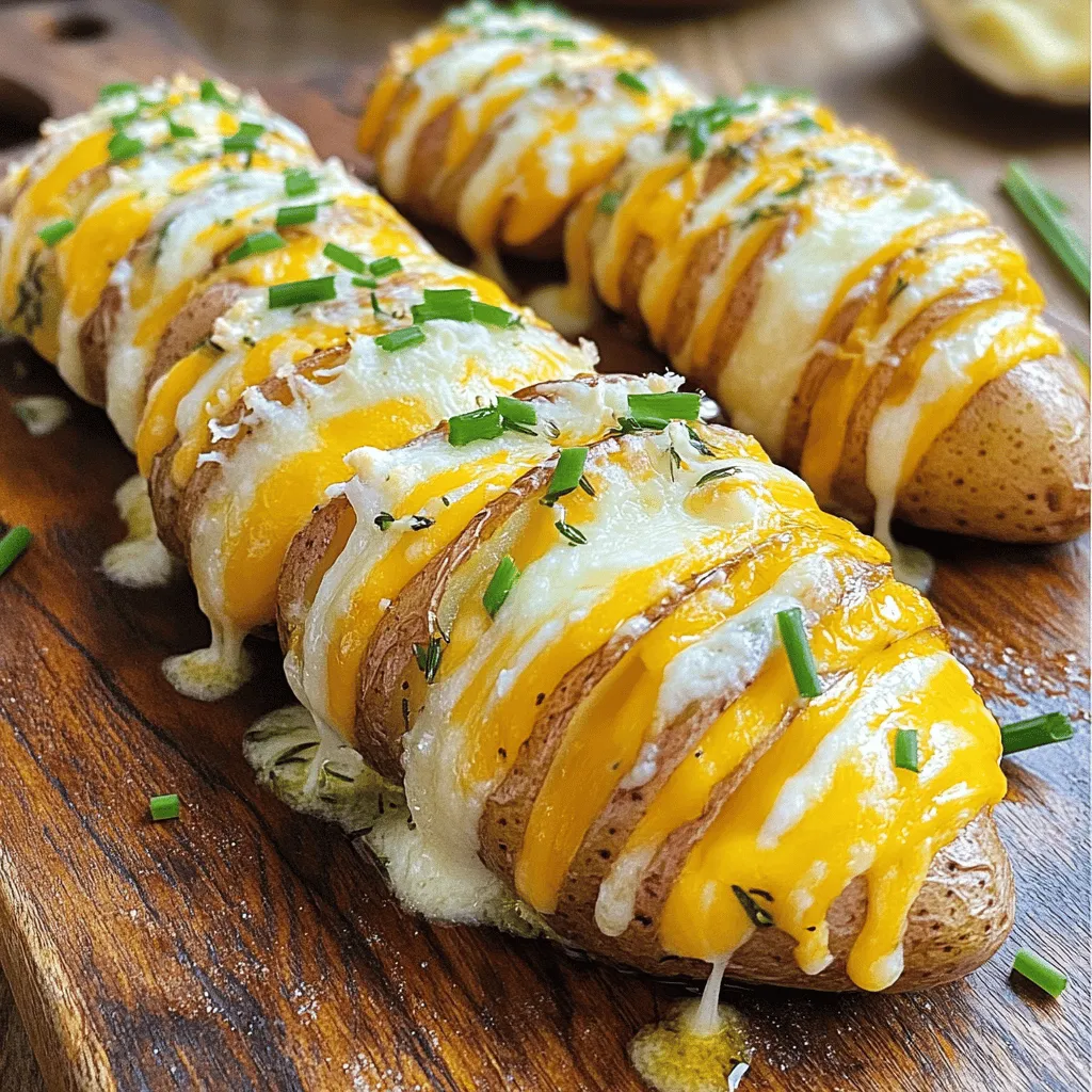 Hasselback potatoes are a fun twist on baked potatoes. They have thin slices cut into them, creating a fan shape. These slits let flavors soak in while cooking. When baked, the outside gets crispy, and the inside stays tender. The look is unique and makes them stand out on any plate.