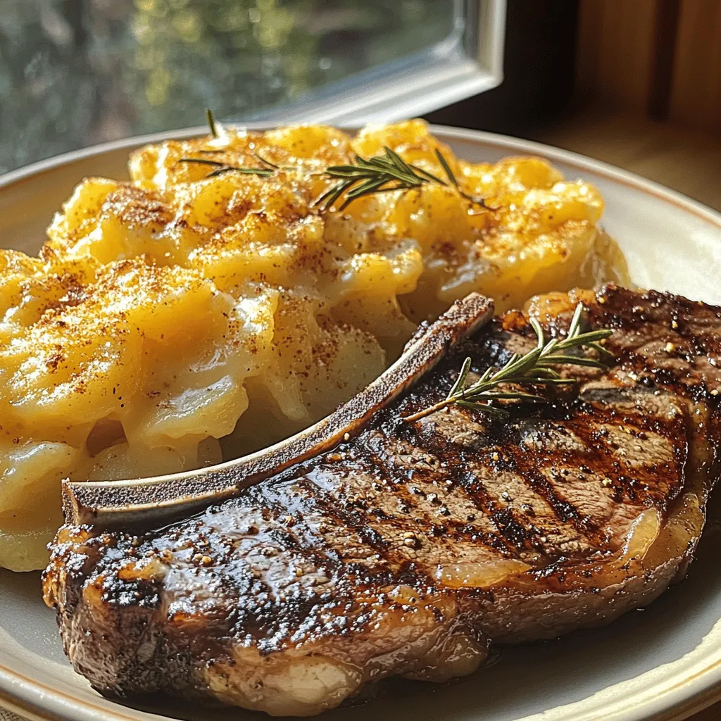 A good ribeye steak recipe starts with quality meat. You need two ribeye steaks, each about one inch thick. Look for steaks with good marbling; this adds flavor and keeps the meat juicy. Don’t forget salt and black pepper to season the steaks well.