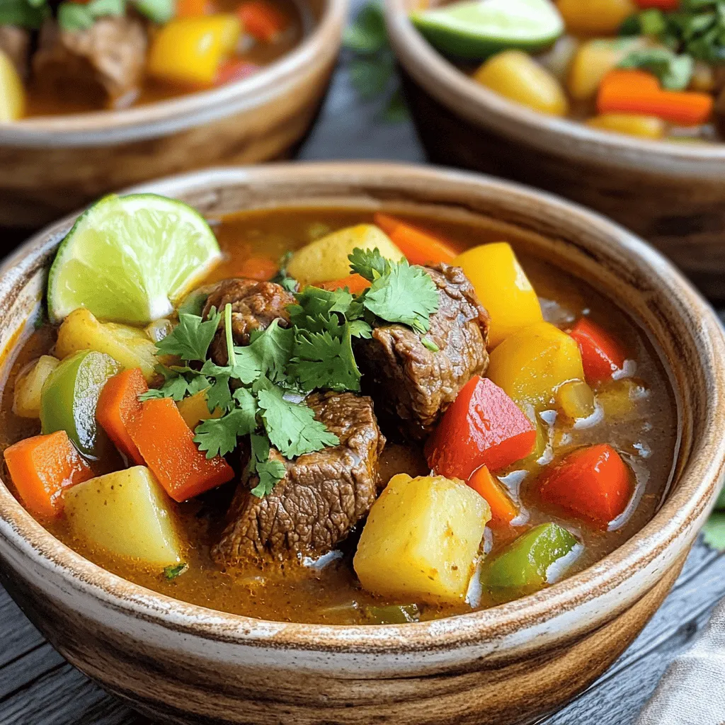 To make a great beef Mexican stew, you need beef Mexican stew ingredients that bring flavor and warmth. The base of this stew is 2 pounds of beef chuck. Cut it into 1-inch cubes for even cooking. Next, you will need 2 tablespoons of olive oil to sear the beef. This step adds depth to the flavor.