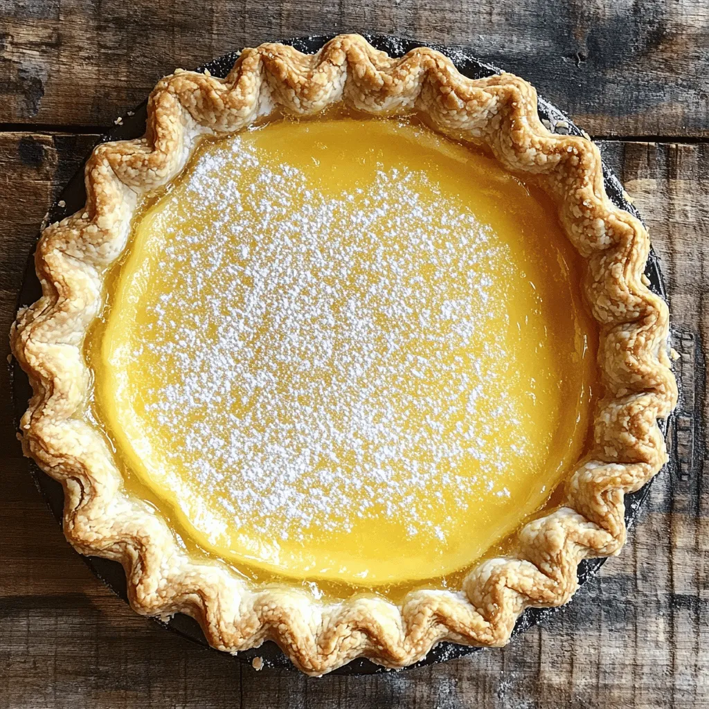Lemon chess pie is a simple yet delightful treat. To make this classic lemon chess pie, you need just a few key ingredients that work together to create its unique taste and texture.