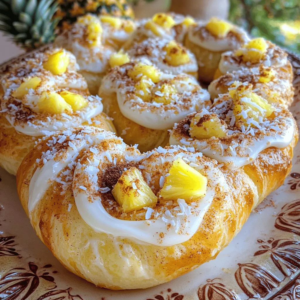 The King's Hawaiian Cheesecake Danish is a delightful treat. It blends sweet and creamy flavors in every bite. The soft, fluffy rolls pair perfectly with the rich cream cheese filling. The taste is both sweet and tangy, thanks to the pineapple. Each piece melts in your mouth, offering a warm and comforting experience.