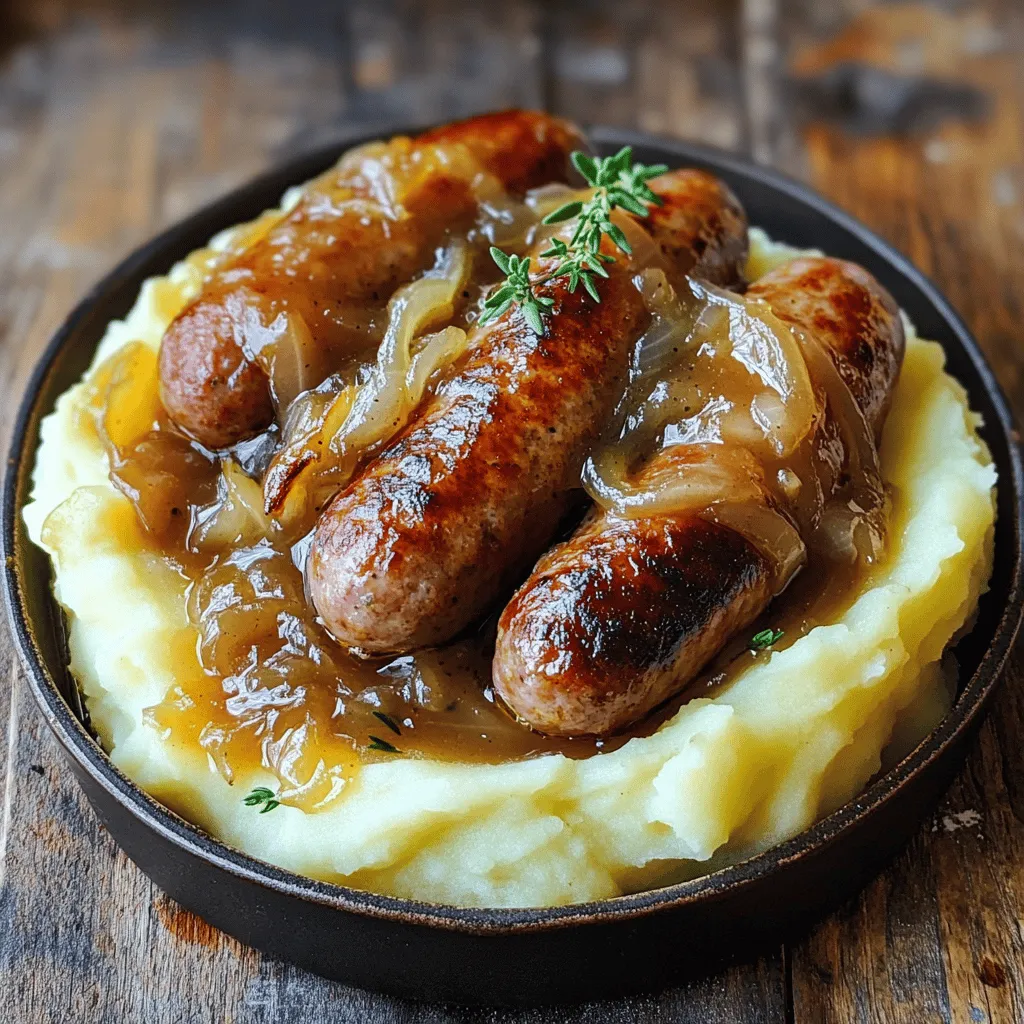 To make great bangers and mash, you need a few key ingredients. The main star is the sausage. I recommend using high-quality pork sausages. These sausages have a nice flavor and texture. You can also try other types, like chicken or beef, if you prefer.