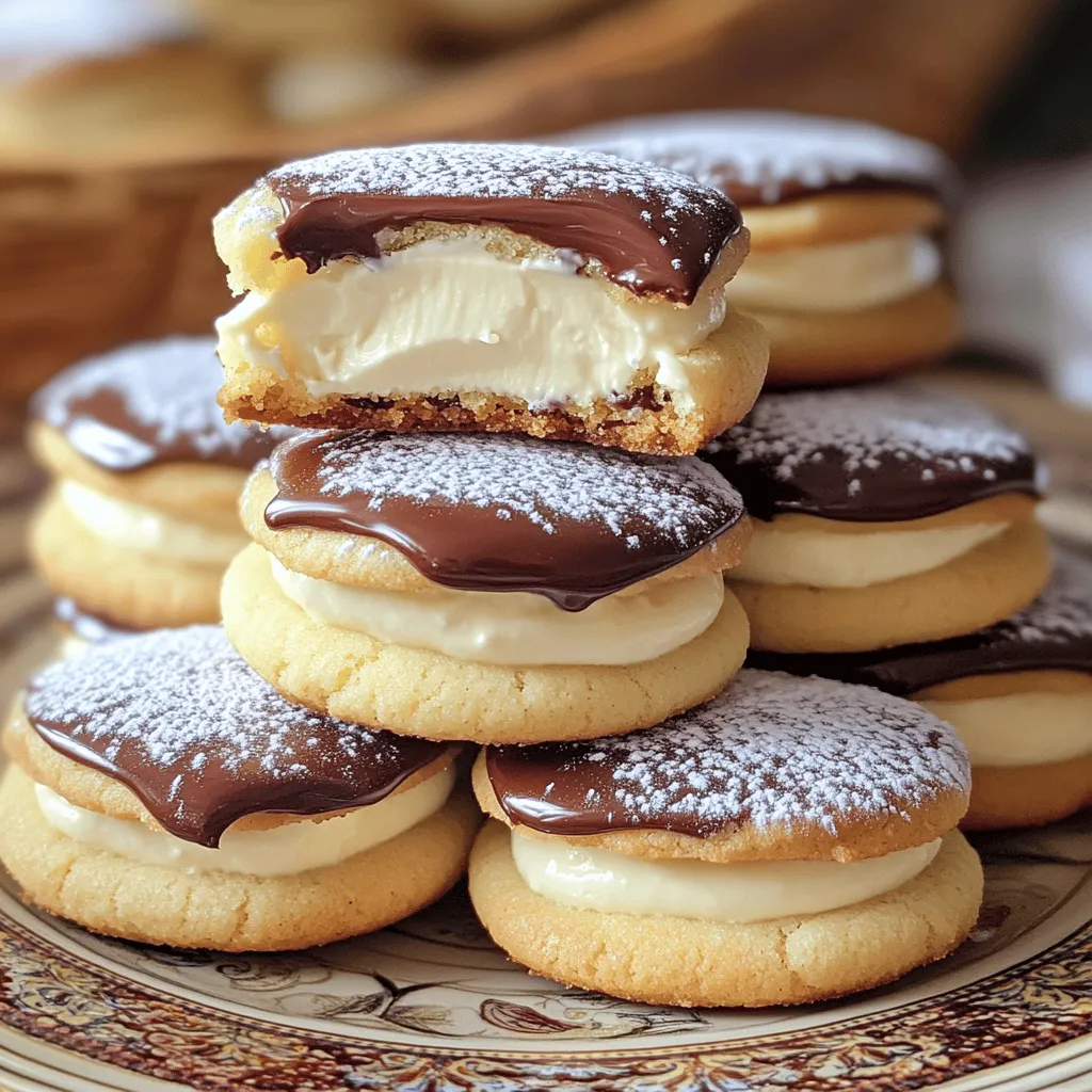 Easy Boston Cream Pie Cookie Bites are a fun twist on the classic dessert. They combine the flavors of Boston Cream Pie into bite-sized cookies. Instead of the traditional layers of cake and cream, you get soft cookies filled with pastry cream and topped with rich chocolate. These cookie bites are perfect for any sweet tooth craving a treat.