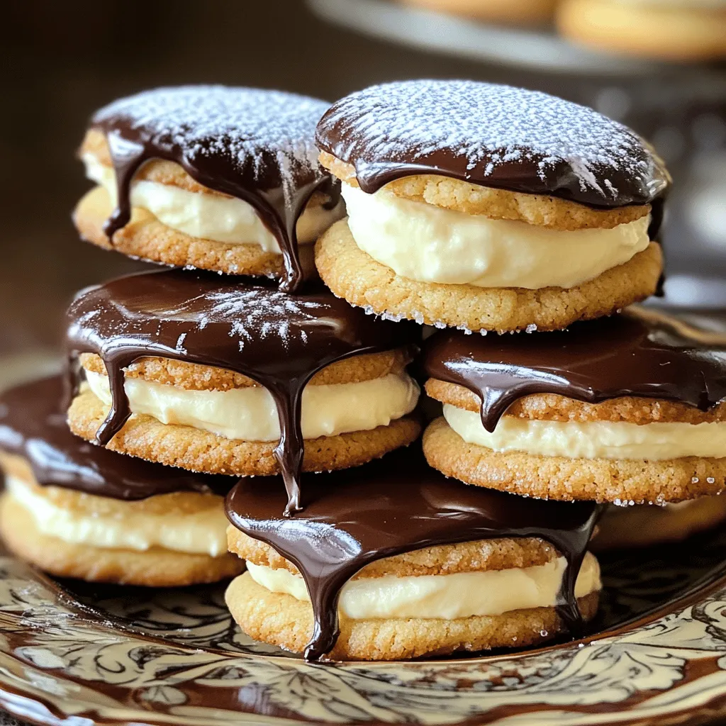 Easy Boston Cream Pie Cookie Bites are a fun twist on the classic dessert. They combine the flavors of Boston Cream Pie into bite-sized cookies. Instead of the traditional layers of cake and cream, you get soft cookies filled with pastry cream and topped with rich chocolate. These cookie bites are perfect for any sweet tooth craving a treat.