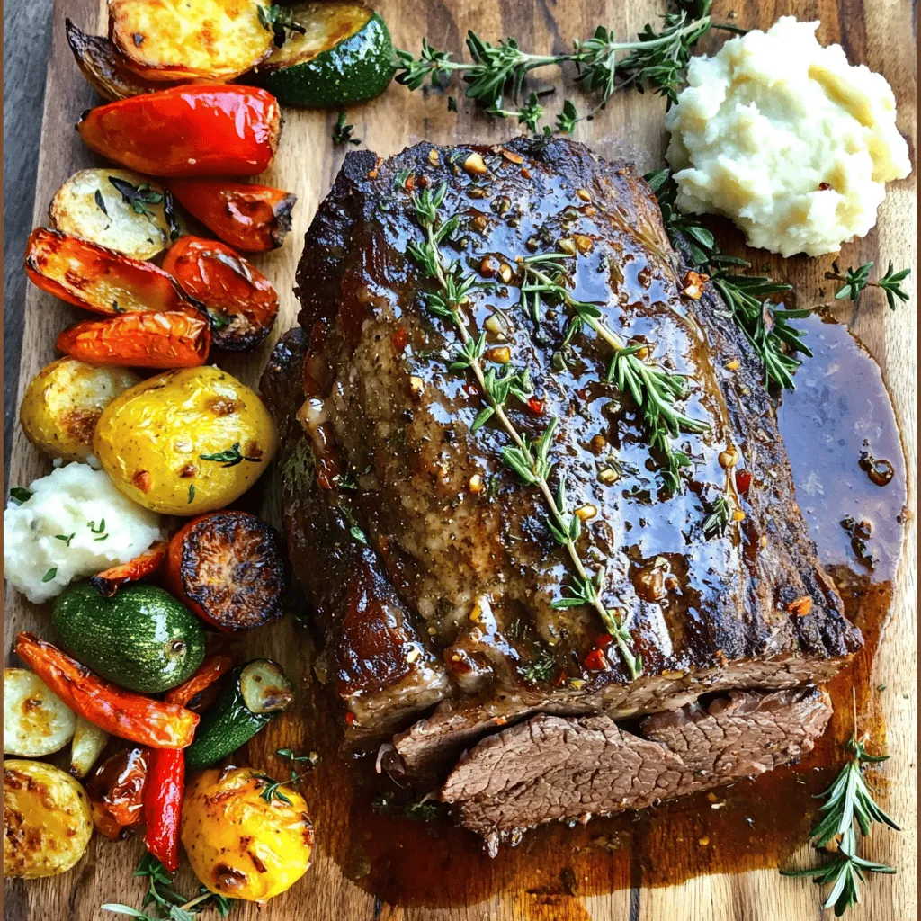 To make a great poor man's prime rib recipe, start with the right ingredients. The star of the dish is the beef chuck roast. It’s affordable and has a rich flavor. For a two-pound roast, you need some key items.