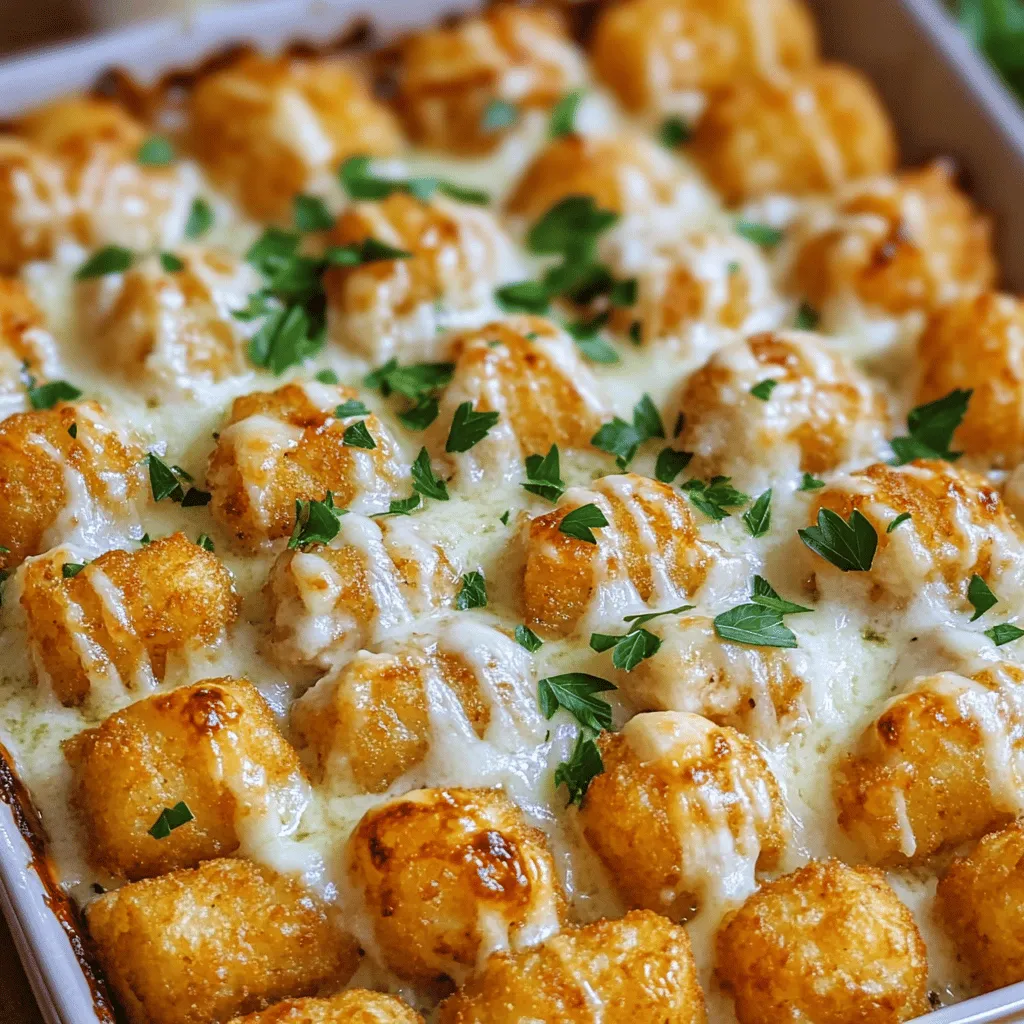 The right ingredients make all the difference in a creamy chicken tater tot bake. Let’s dive into what you need.