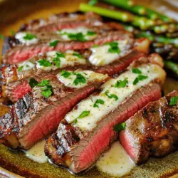 Succulent Steak with Garlic Cream Sauce Delight