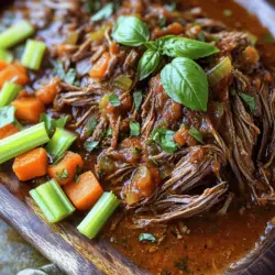 To make a great Italian pot roast, you need several key ingredients. First, choose the right meat. I recommend using a 3-4 pound beef chuck roast. This cut is perfect for slow cooking. It becomes tender and flavorful over time.