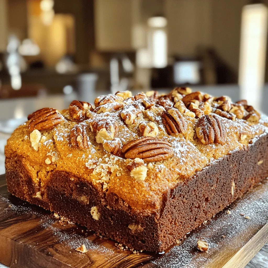 To make sweet Alabama pecan bread, you need simple ingredients. You will need 2 cups of all-purpose flour. For sweetness, add 1 cup of granulated sugar. You will also need 1 teaspoon of baking powder and 1/2 teaspoon of baking soda. Salt enhances the flavor, so include 1/2 teaspoon. Ground cinnamon and nutmeg add warmth; use 1/2 teaspoon of cinnamon and 1/4 teaspoon of nutmeg. Don’t forget 3/4 cup of buttermilk and 1/2 cup of melted unsalted butter. For binding, you will need 2 large eggs and 1 teaspoon of vanilla extract. Finally, add 1 cup of chopped pecans for that rich, nutty taste.