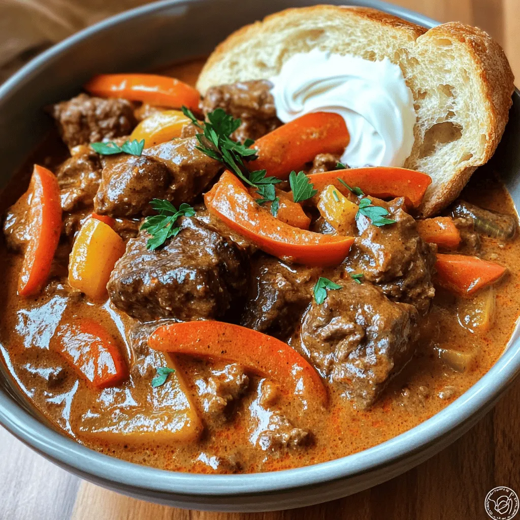 To make a hearty Polish goulash, you need a few key ingredients. The base of your goulash is beef chuck. This cut cooks well and becomes tender. You’ll need about one pound. Next, add olive oil to brown the meat.
