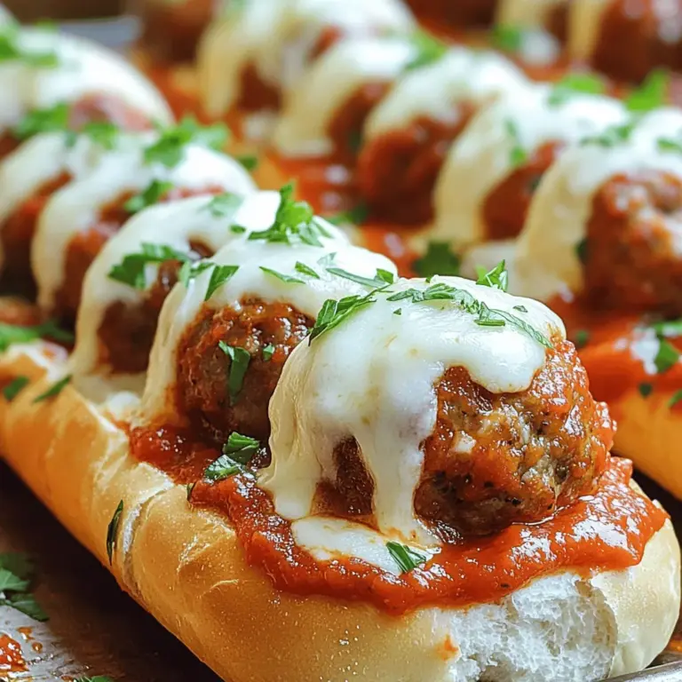 For a tasty meatball sub, you need some key ingredients. First, the meat is very important. A mix of ground beef and ground pork works best. The beef gives flavor, and the pork adds moisture. You want about one pound of beef and half a pound of pork.