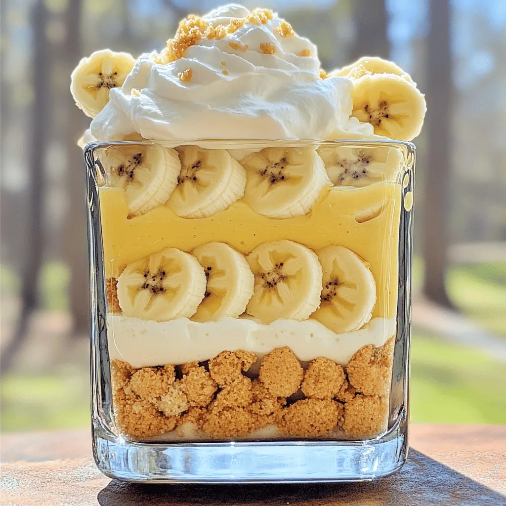 This recipe puts a fun twist on banana pudding. The layers of flavor and texture set it apart. You get a creamy base, fresh bananas, and crunchy wafers. It’s more than just a dessert; it's an experience.