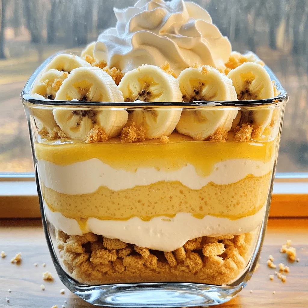 This recipe puts a fun twist on banana pudding. The layers of flavor and texture set it apart. You get a creamy base, fresh bananas, and crunchy wafers. It’s more than just a dessert; it's an experience.