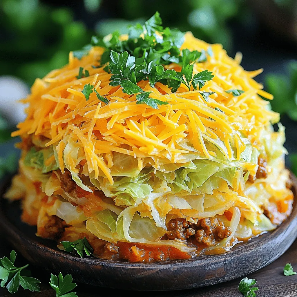 Cabbage and ground beef make a great pair in this casserole. Let’s look at the key ingredients.