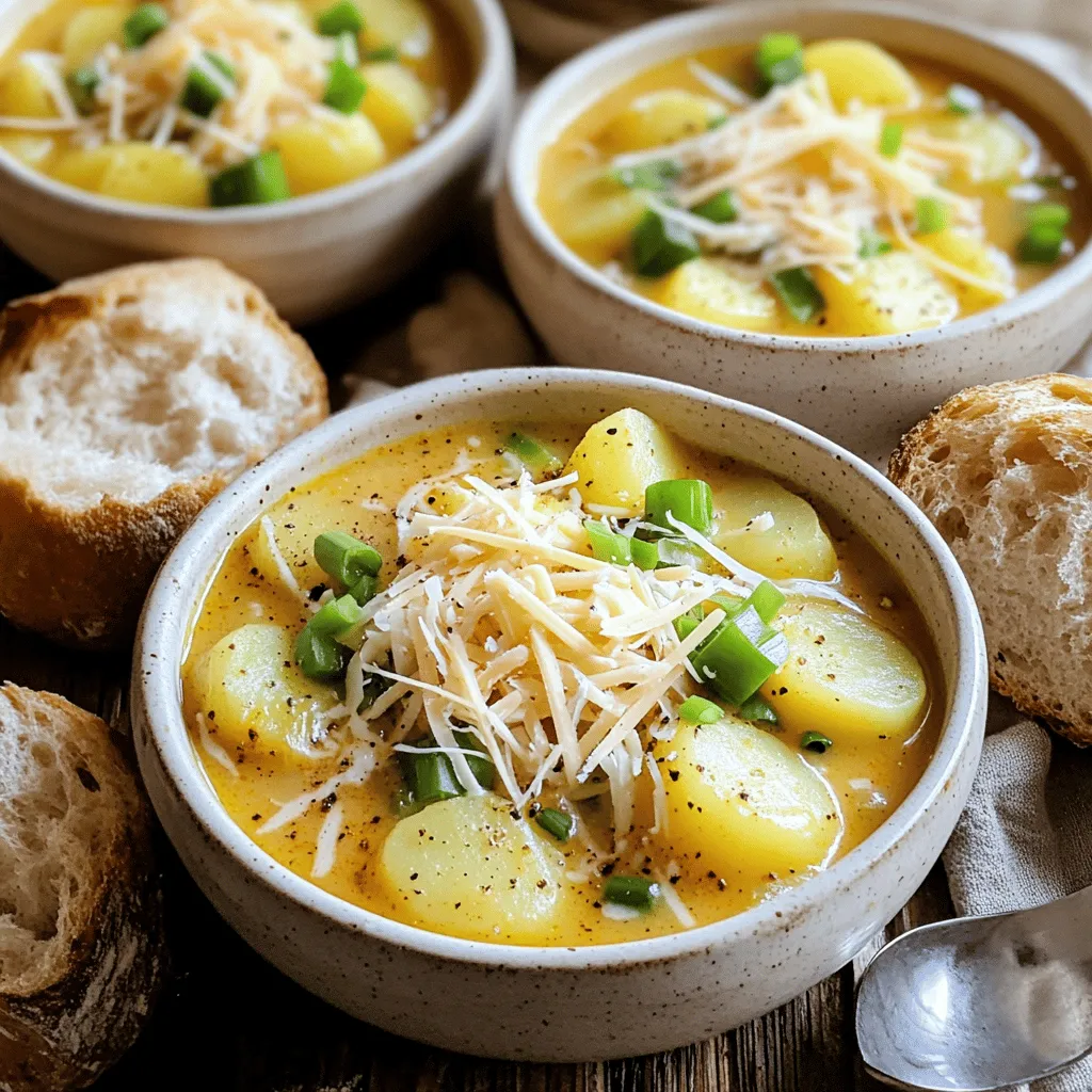 Cajun potato soup uses simple, fresh ingredients. The main star is the potato. I prefer russet potatoes. They are creamy and hold up well in soup. You can also use Yukon Gold potatoes for a buttery taste.