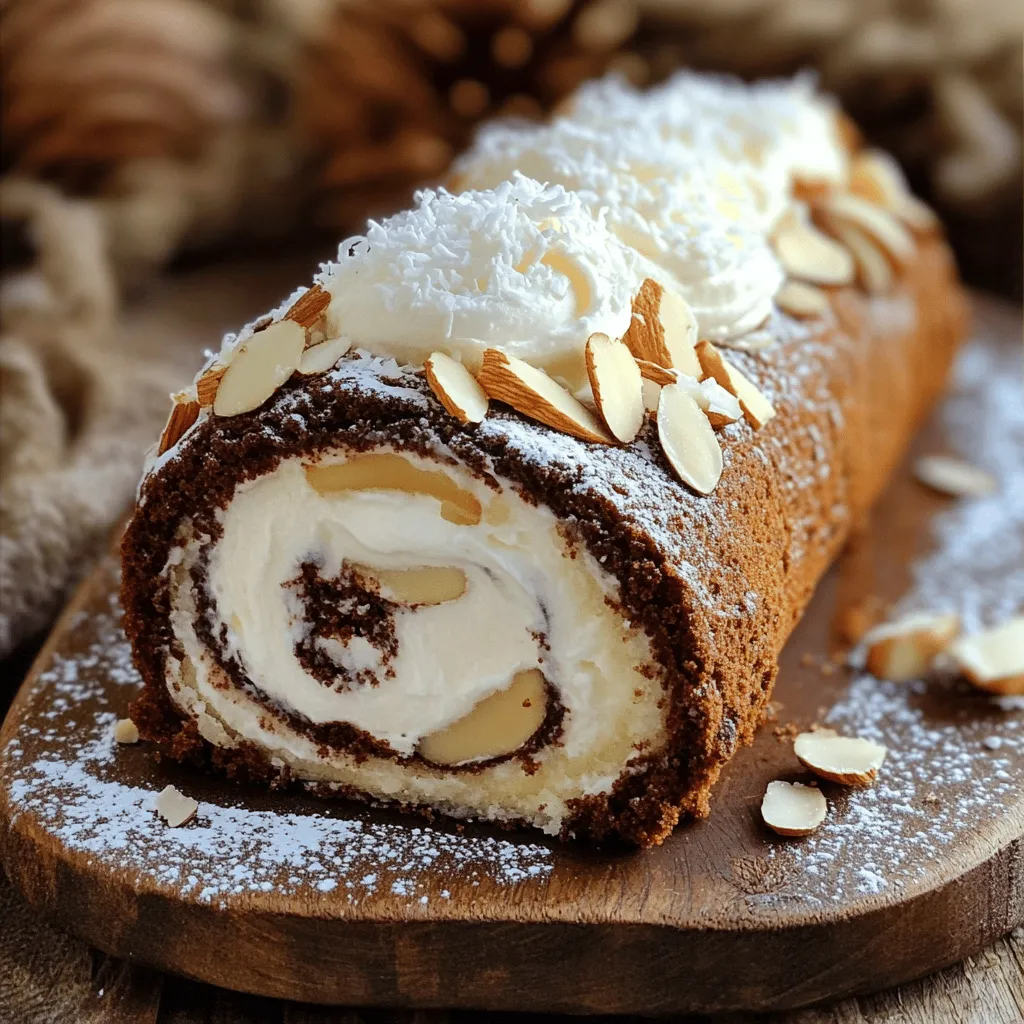 To make a Coconut Almond Swiss Roll Cake, you need a few key ingredients. The main ones include eggs, sugar, milk, and flour. Each plays an important role in the cake's taste and texture.