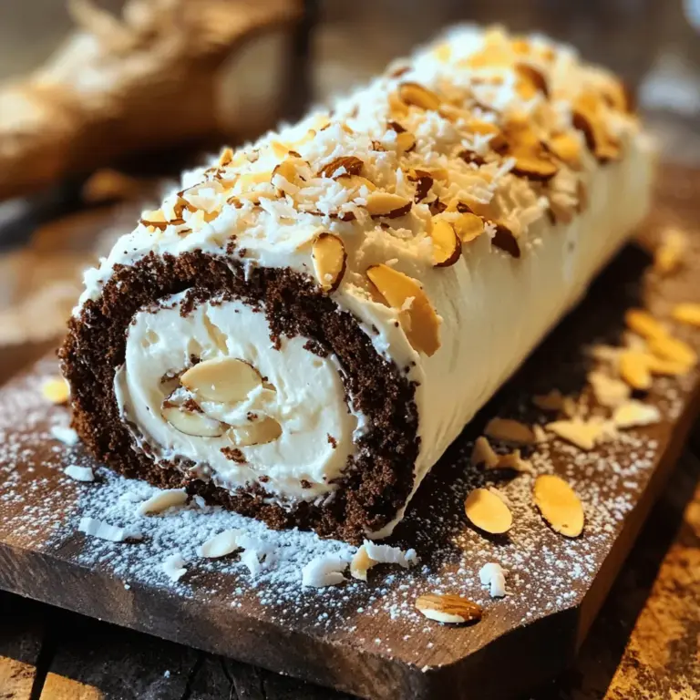 To make a Coconut Almond Swiss Roll Cake, you need a few key ingredients. The main ones include eggs, sugar, milk, and flour. Each plays an important role in the cake's taste and texture.