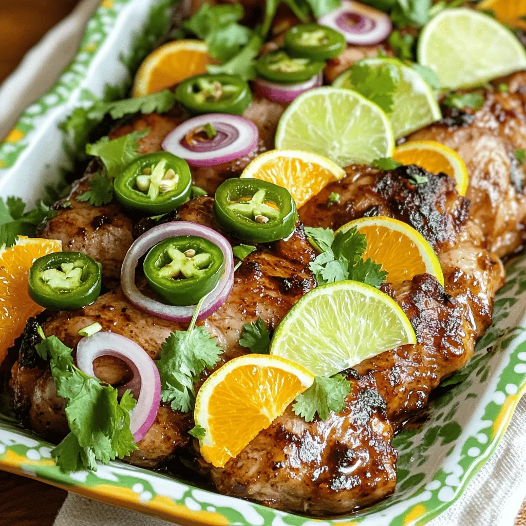 To make the best Cuban mojo pork, you need fresh and flavorful ingredients. Each part of the dish plays a key role.