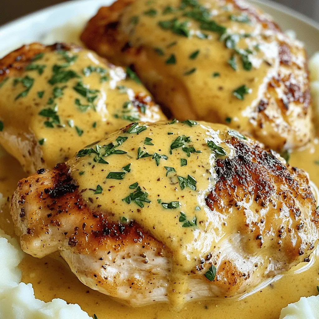 To make Irish Chicken in Whiskey Cream Sauce, you need several key ingredients. Start with 4 boneless, skinless chicken breasts. They cook evenly and stay juicy. Olive oil and unsalted butter help to sear the chicken and add flavor.