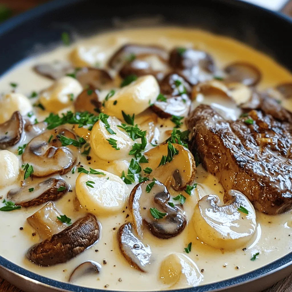 To create a rich mushroom sauce, you need a few key ingredients. These will bring flavor and depth to your dish.