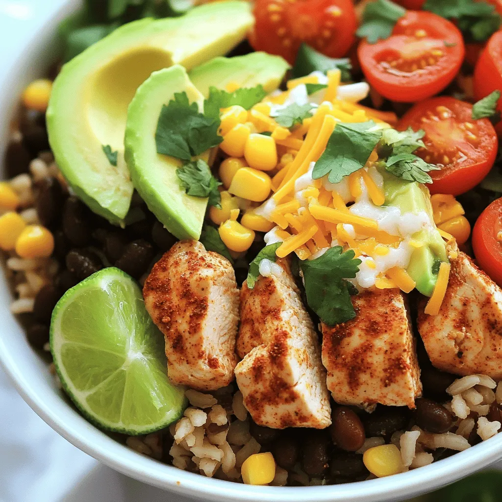 Burrito bowls are fun and easy meals. They are packed with flavor and healthy ingredients. To build a tasty chicken burrito bowl, you need some key components.