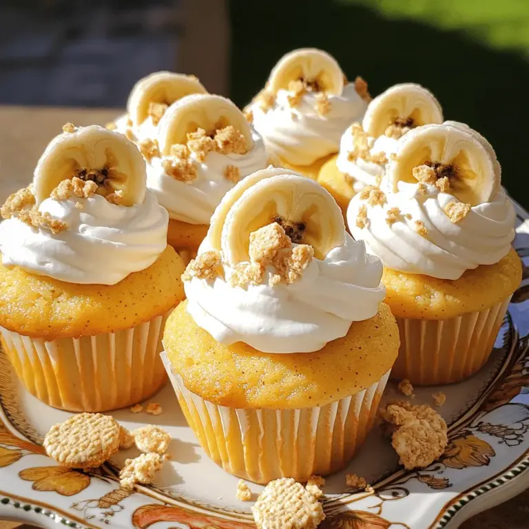 To make the best banana pudding cupcakes, you need key banana pudding ingredients. Here’s what you must have: