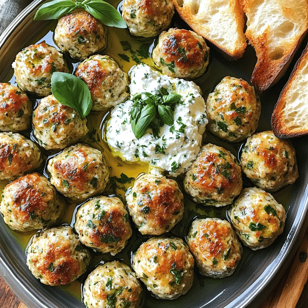 To make juicy chicken meatballs, you need key ingredients. Start with 1 pound of ground chicken. This gives your meatballs a tender texture. Next, add 1/2 cup of breadcrumbs to bind the mixture. Use 1/4 cup of grated Parmesan cheese for a rich flavor. You also need 1 large egg to help hold everything together. Garlic is a must, so add 2 cloves, minced. For herbs, use 1 teaspoon of dried oregano and 1 teaspoon of dried basil. You can add 1/2 teaspoon of red pepper flakes for a little heat. Finally, season with salt and pepper to taste. Don’t forget 1/4 cup of fresh parsley for freshness.