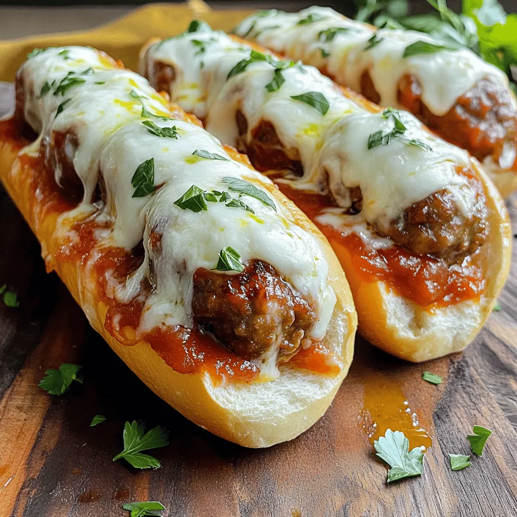 The heart of a beefy meatball sub lies in its ingredients. To make the best subs, you need great meatballs. I love using a mix of ground beef and ground pork. This mix gives the meatballs a rich flavor and nice texture.