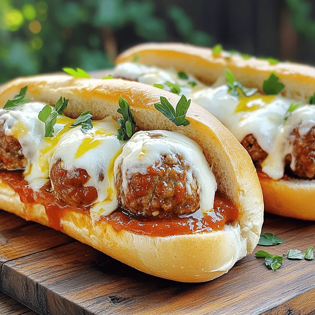 The heart of a beefy meatball sub lies in its ingredients. To make the best subs, you need great meatballs. I love using a mix of ground beef and ground pork. This mix gives the meatballs a rich flavor and nice texture.