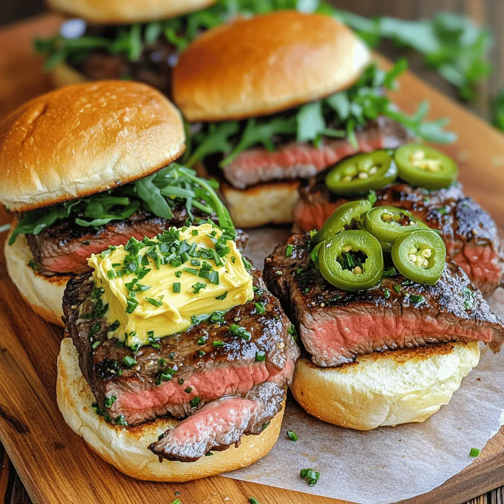 To make cowboy butter steak sliders, you need a few key ingredients. The main ingredient is steak. Flank or skirt steak works best for this recipe. These cuts are tender and flavorful, perfect for sliders.