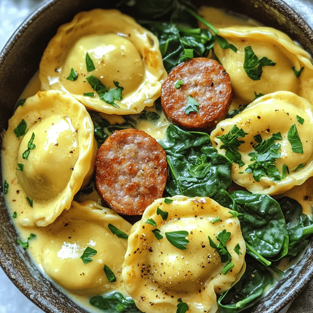This creamy pierogi and turkey sausage skillet brings joy to my kitchen. It combines rich flavors and easy steps. It is a dish you can whip up on busy nights. The creamy texture and savory taste make it a favorite comfort food recipe.