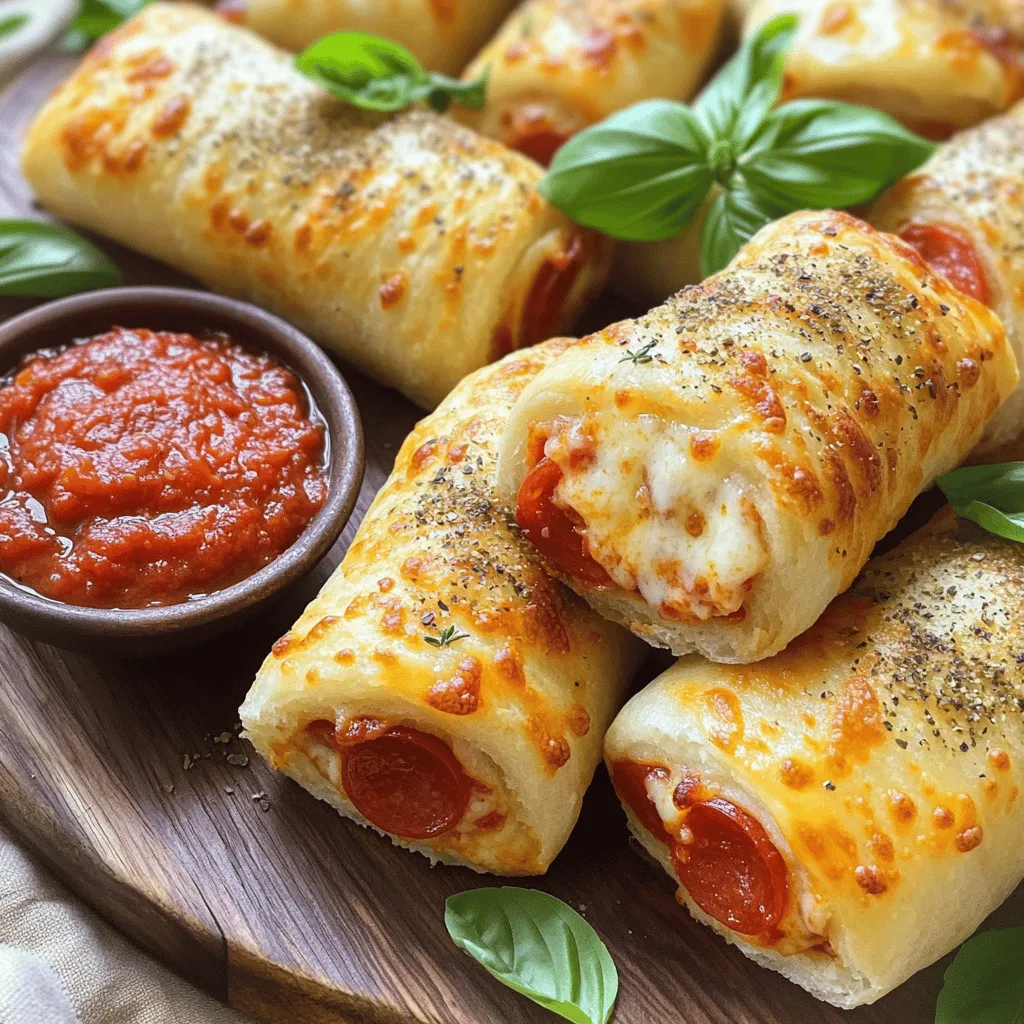 Making homemade pizza rolls is easy and fun. First, let's start with the classic pizza roll.