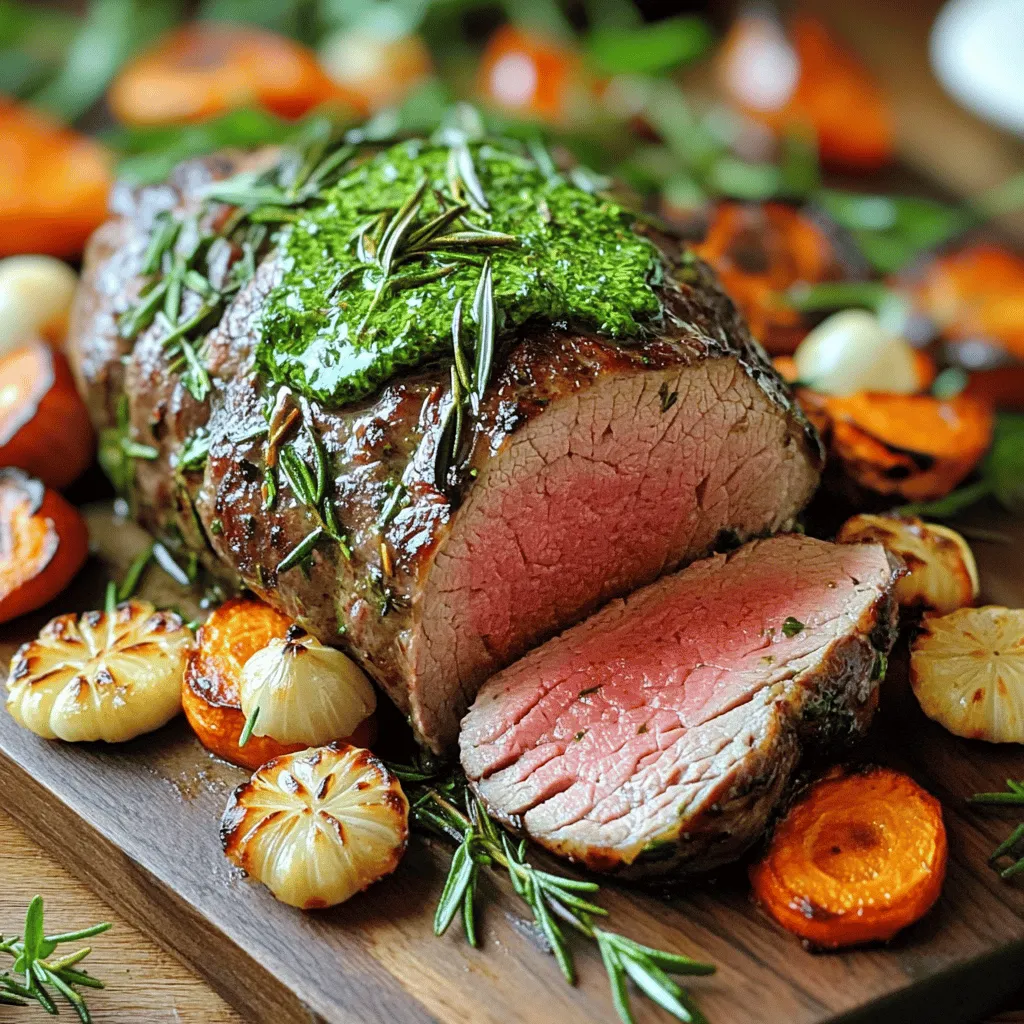 To make the herb butter beef tenderloin roast, you need a few key ingredients. Start with 2 pounds of beef tenderloin roast. This cut of meat is tender and flavorful. Next, gather 4 tablespoons of unsalted butter, softened. This butter is the base for your herb mix. You will also need 4 cloves of minced garlic for a rich taste.