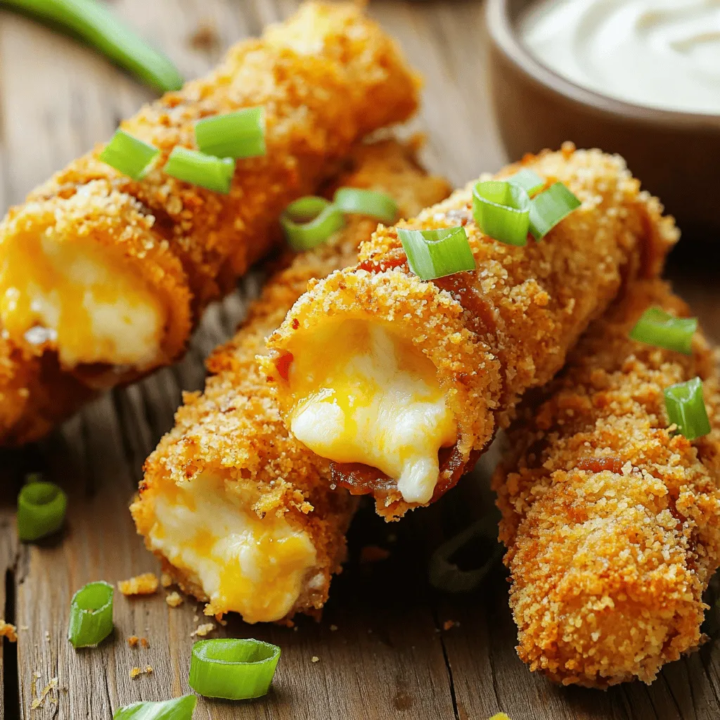 To make Nashville Hot Bacon-Wrapped Mozzarella Sticks, you need a few key ingredients. This recipe is simple and uses items you can find easily.