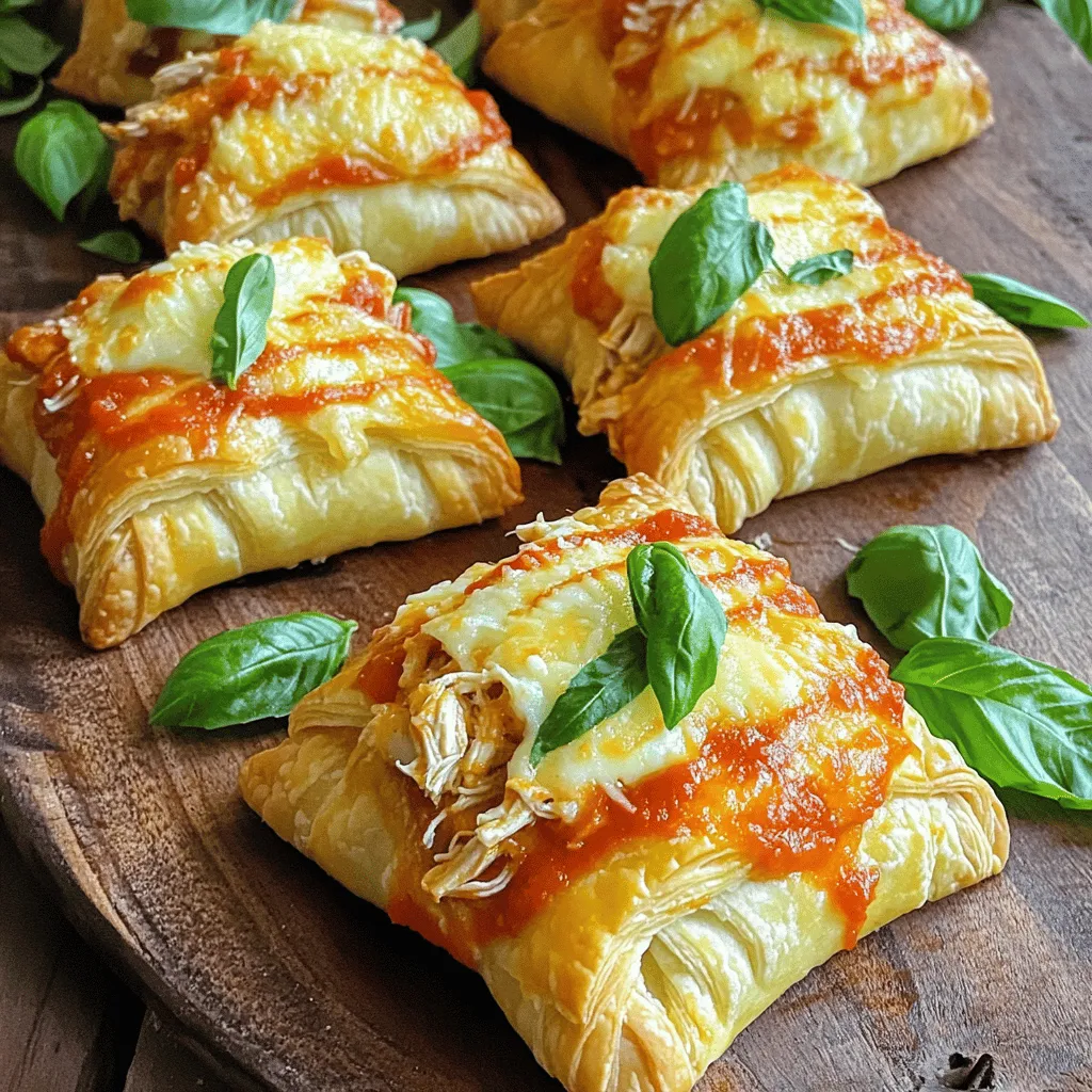 Chicken Parmesan pillows are a fun twist on the classic dish. They combine tender chicken, rich cheese, and savory sauce in a crispy, flaky pastry. You can think of them as little pockets of joy!